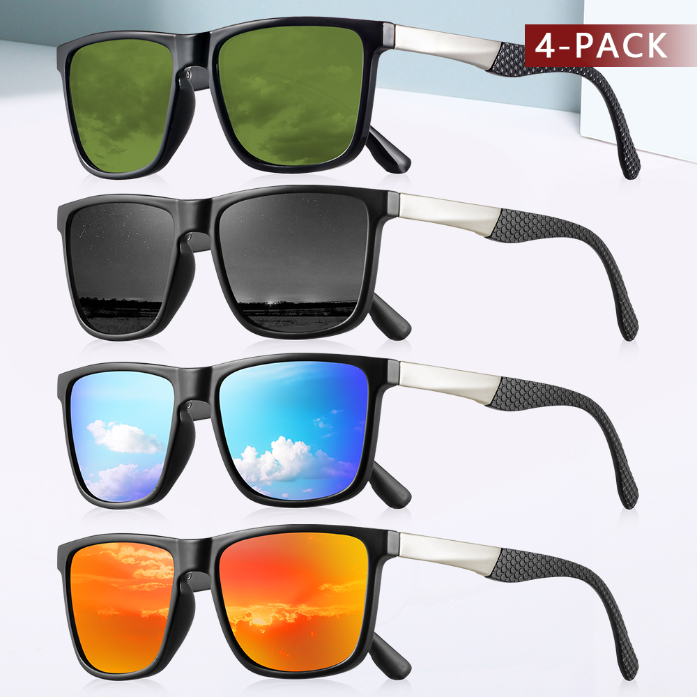 Fishing Sunglasses Polarized - CRIXALIS 4 шт. поляризационные солнцезащитные очки