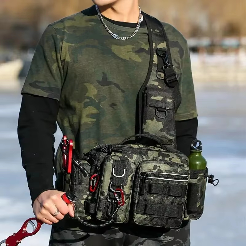 Fishing Belt - Тактическая поясная сумка для кемпинга, альпинизма,