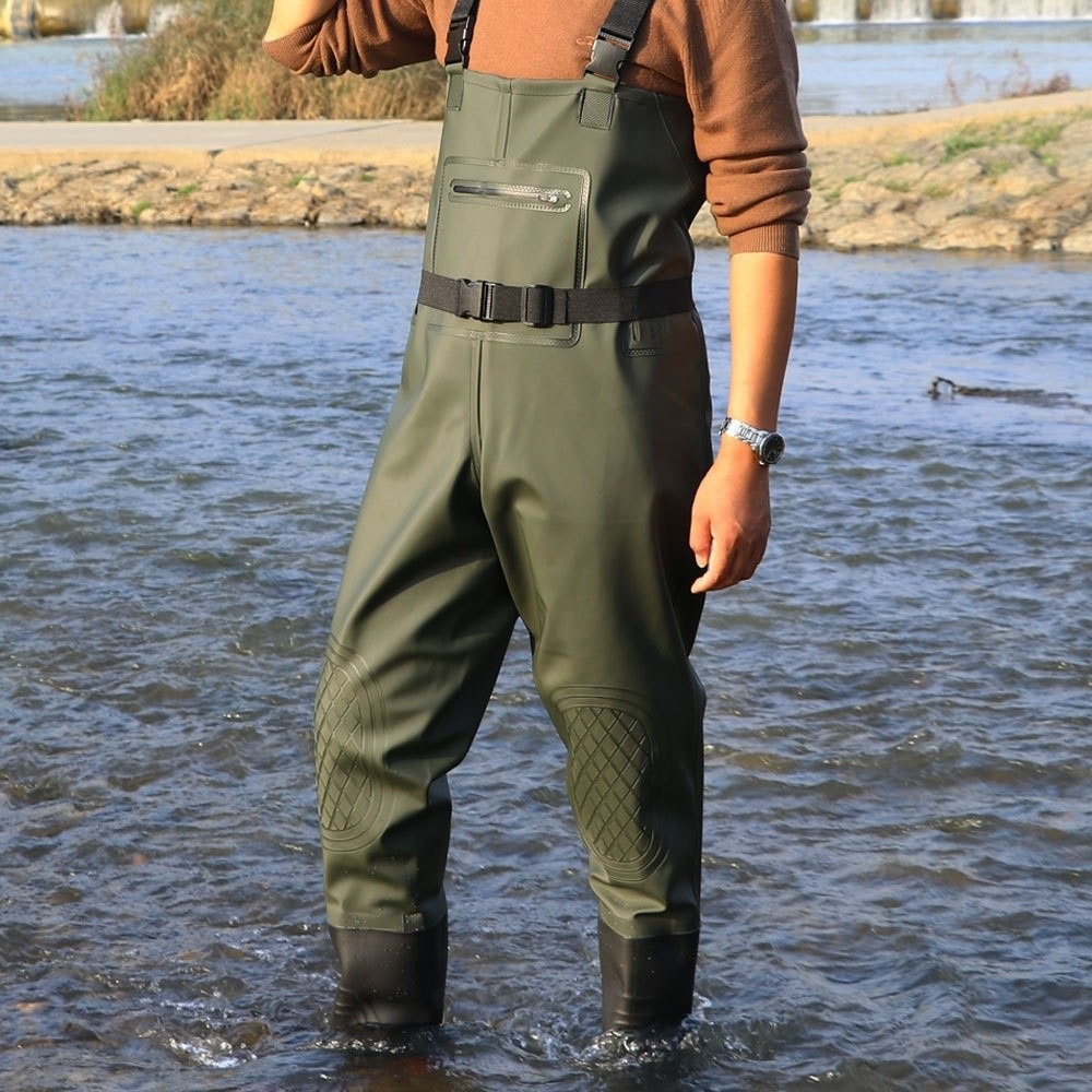 Fishing Pants Waterproof - Удобный рыболовный костюм из ПВХ с