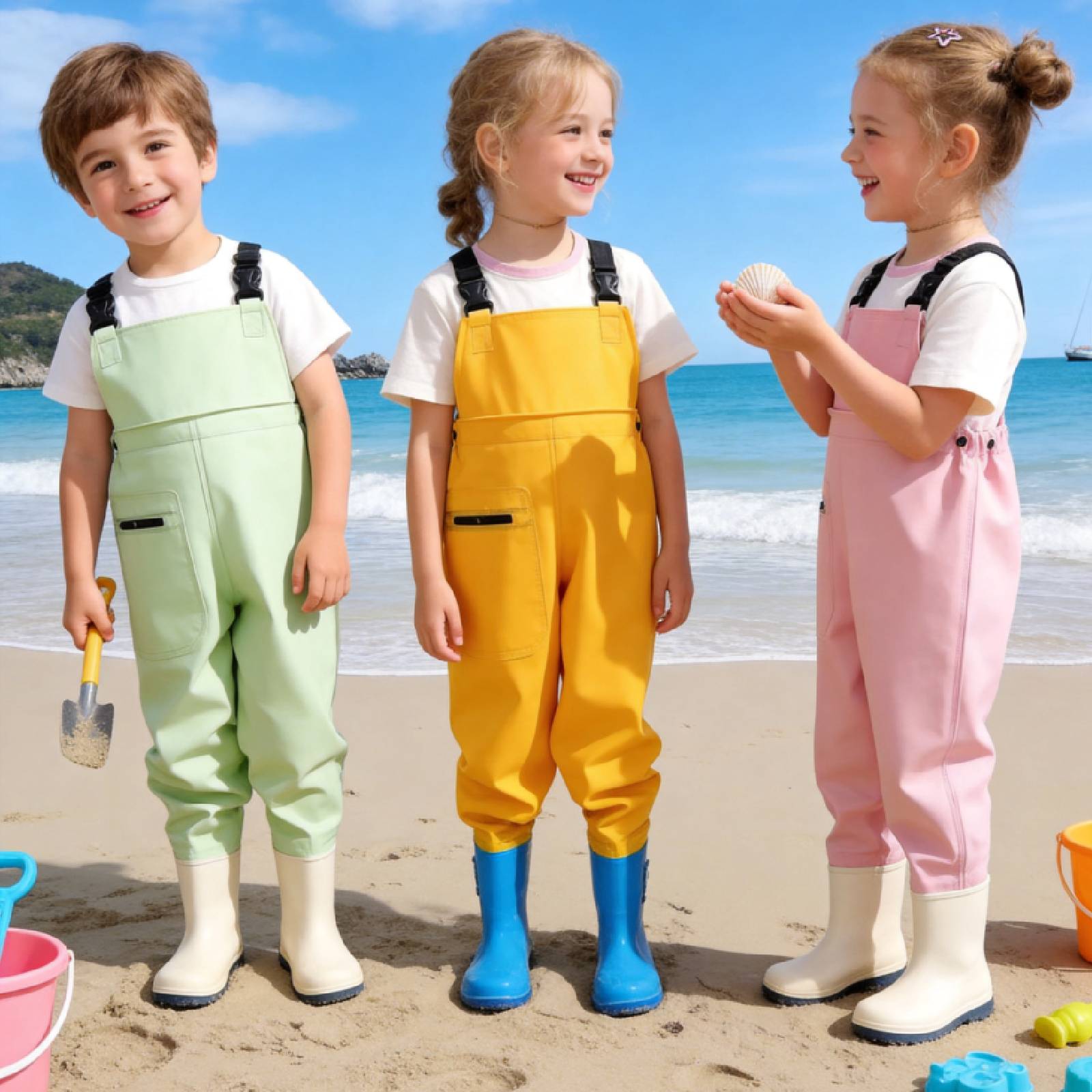 Fishing Pants Waterproof - Детский водонепроницаемый комбинезон для рыбалки и