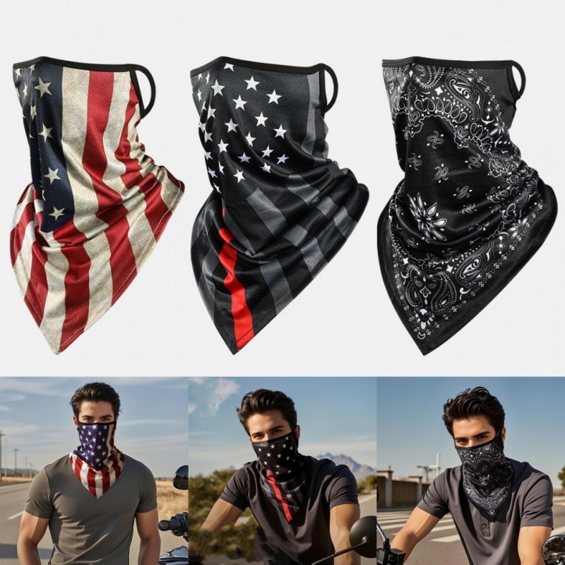 Летняя маска для лица, шейный  – обзор и цена Fishing Mask Sun Protection