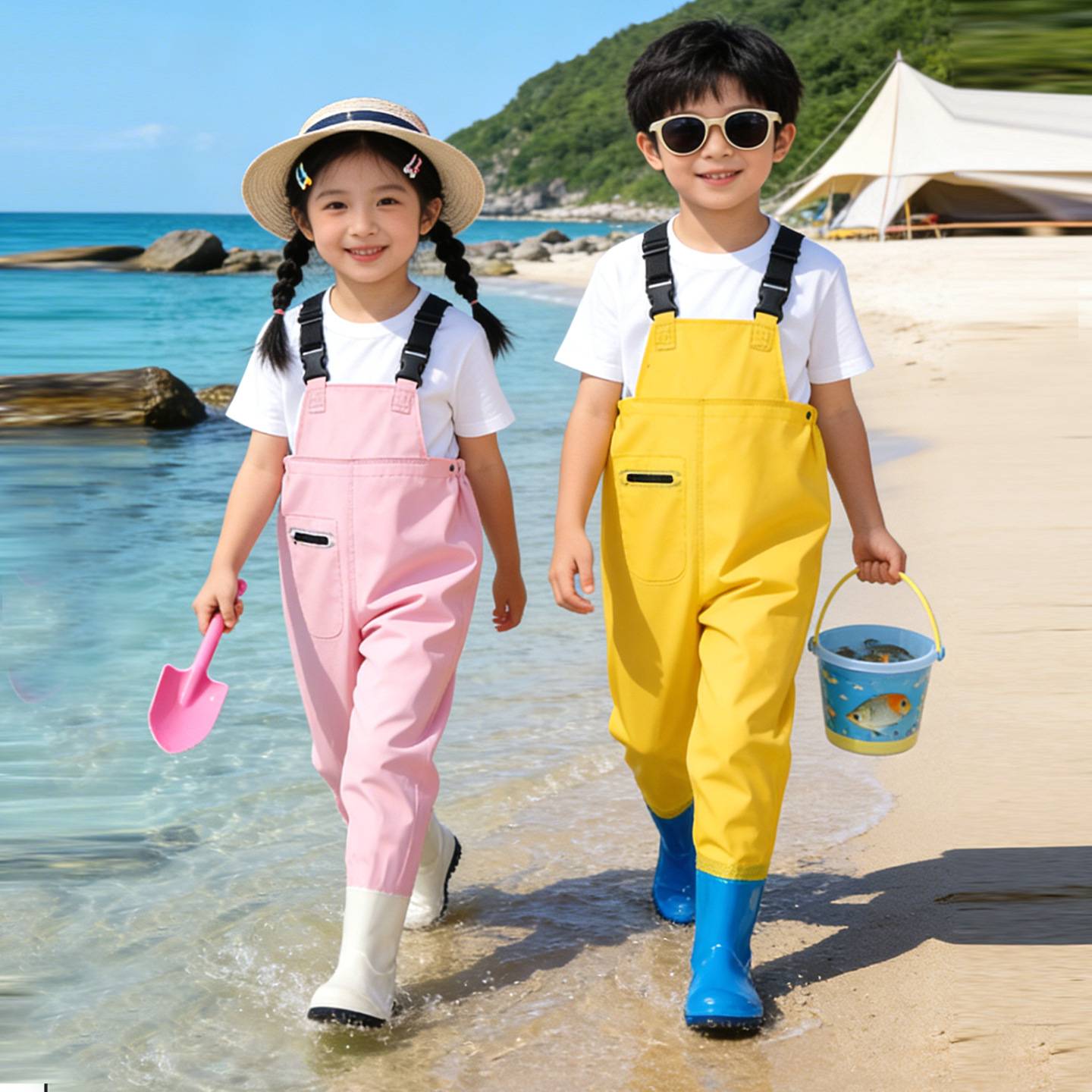 Детский водонепроницаемый комб – обзор и цена Fishing Pants Waterproof