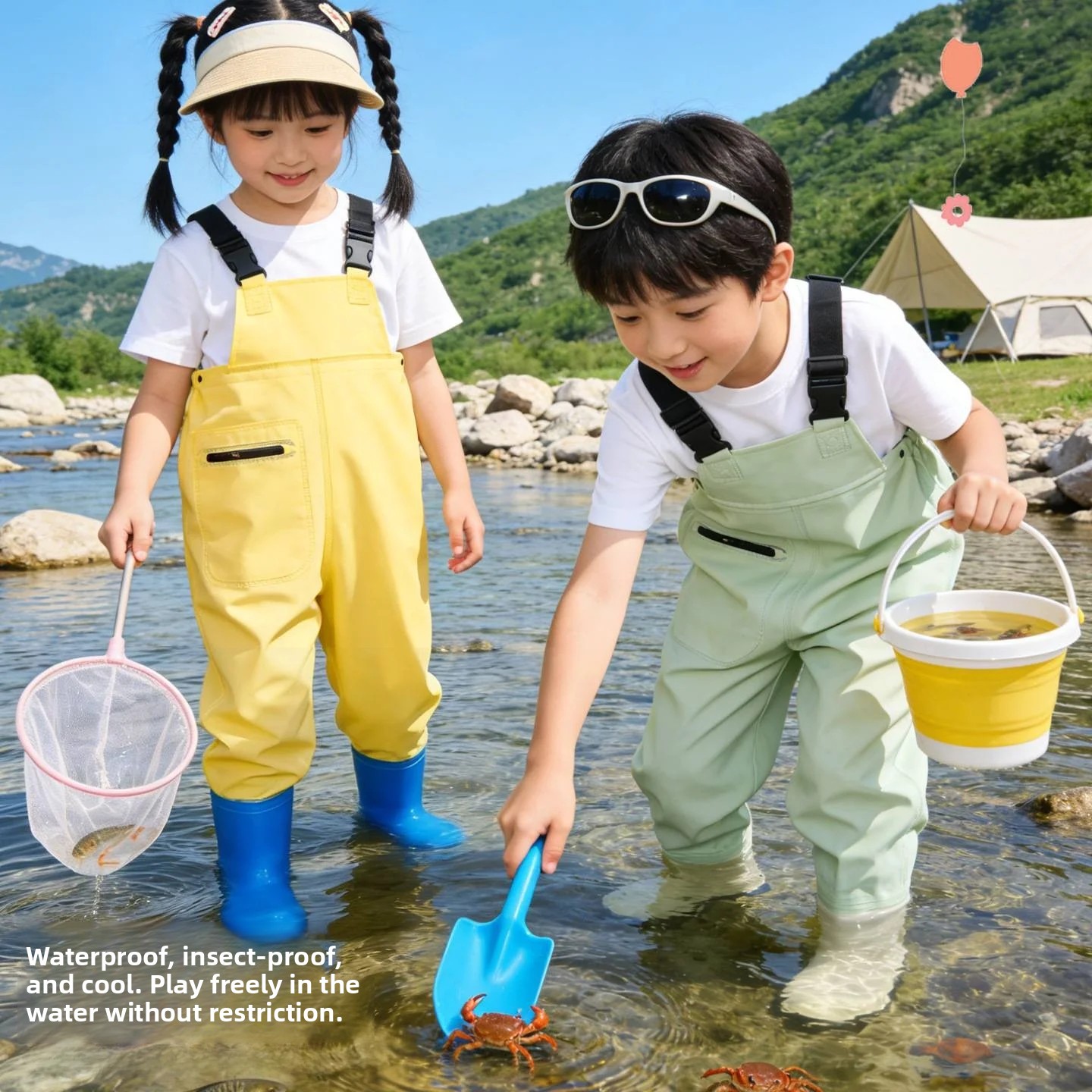 Детский водонепроницаемый комб – обзор и цена Fishing Pants Waterproof