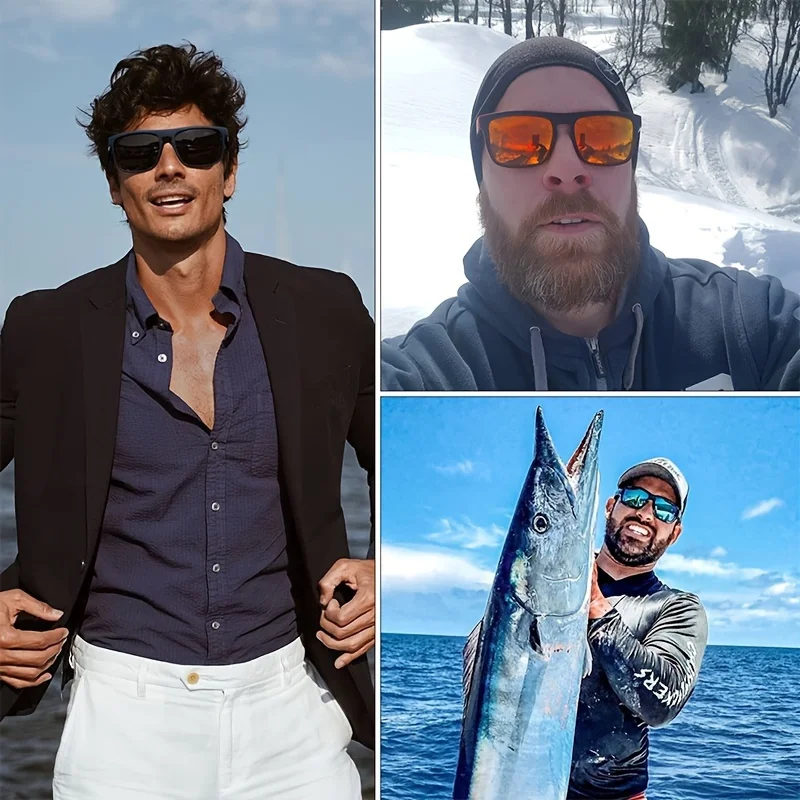 1/3 шт. Винтажные квадратные с – обзор и цена Fishing Sunglasses Polarized