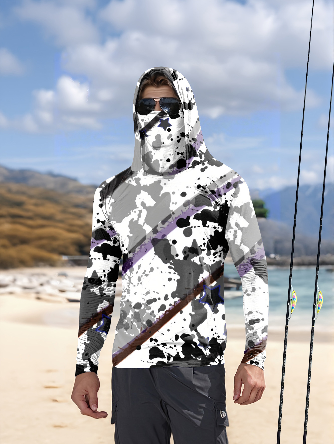 Мужская футболка с капюшоном д – обзор и цена Fishing Shirt Uv Protection